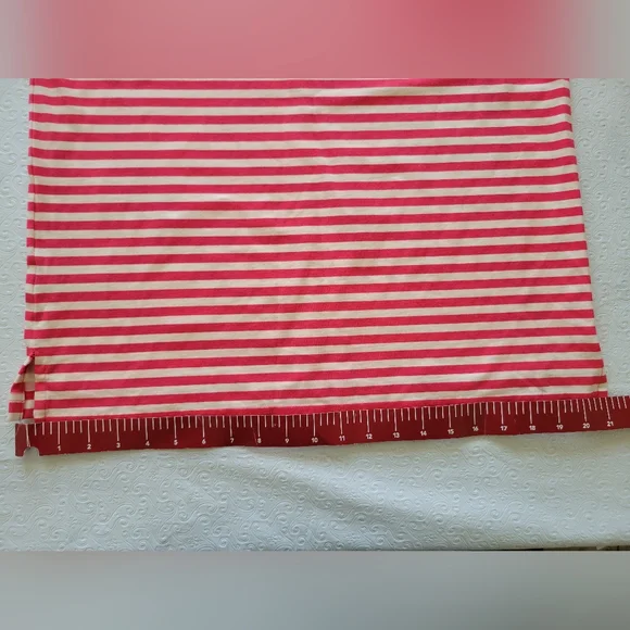 Kate Spade pink corral Stripe 3/4 Sleeve Boatneck Blouse Women’s Size XL - Picture 5 of 10